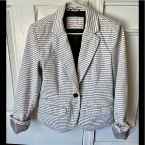 Merona cotton jacket (horizontal stripes)